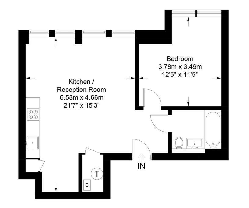 Stylish Spacious In Apartment